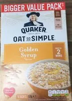 Mängden socker i Oat so simple Golden syrup