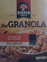 Mängden socker i Quaker Oats Oat Granola Honey & Almond