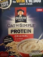 Mängden socker i Oat so Simple Protein Original