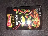 Mängden socker i Sauce teriyaki and sesame
