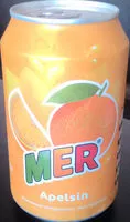 Mängden socker i MER Apelsin