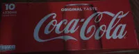 Mängden socker i Coca-cola boite 33clx10 frigo pack masterbrand