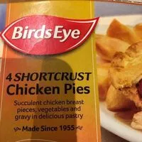 Frozen chicken pies