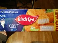 Mängden socker i 30 Fish Fingers Cod