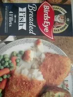 Mängden socker i 4 Omega 3 Breaded Fish Fillets