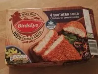 Mängden socker i 4 Southern Fried Chicken in Breadcrumbs