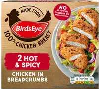 Mängden socker i Birds Eye Hot And Spicy Chicken