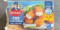 Mängden socker i Cod fish fingers