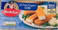 Mängden socker i 20 COD Fish Fingers