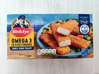 Mängden socker i Omega 3 Fish Fingers