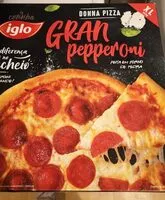 Mängden socker i DONNA PIZZA Gran pepperoni