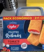 Mängden socker i Filetes Recheados Tomate e Mozzarella