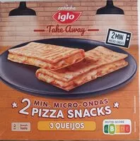 Mängden socker i 2 Pizza Snacks 3 Queijos