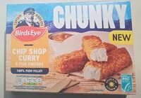 Mängden socker i Bird's Eye 6 Chunky Chip Shop Curry Fish Fingers
