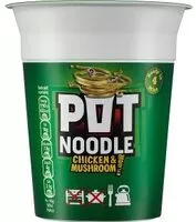 Socker och näringsämnen i Pot noodle