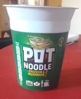 Mängden socker i Pot Noodle Chicken & Mushroon
