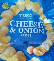 Mängden socker i Cheese & onion crisps