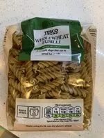 Mängden socker i Tesco Whole Wheat Fusilli Pasta