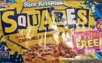 Mängden socker i Rice Krispies Squares Chocolate Caramel Snack Bar, (Pack of 4)