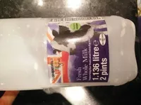 Mängden socker i Fresh whole milk