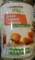 Mängden socker i Italian chopped tomatoes