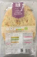 Mängden socker i Garlic & coriander naan bread