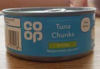 Mängden socker i Coop Tuna Chunks in Brine
