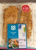 Mängden socker i Breaded cod