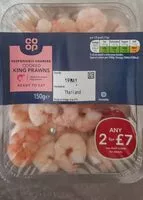 Mängden socker i Coop king prawns