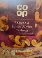 Mängden socker i Roasted & salted jumbo cashews
