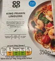 Mängden socker i King prawn linguine
