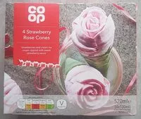 Mängden socker i Strawberry rose cone