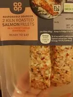 Mängden socker i 2 Kiln roasted salmon fillets