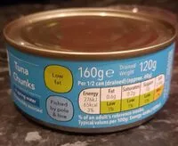 Mängden socker i Tuna chunks