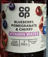 Mängden socker i Blueberry, pomegranate and cherry vitamin water