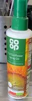 Mängden socker i Co op 1 cal sunflower spray oil