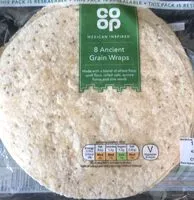 Mängden socker i Ancient grain wraps