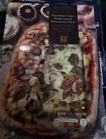 Mängden socker i Ham & Mushroom & cheese pizza