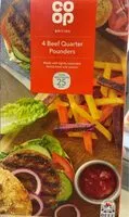Mängden socker i 4 Beef Quarter Pounders