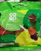 Mängden socker i Midget gems