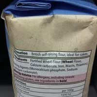 Mängden socker i Co-op Self raising white flour 500g