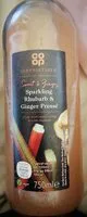 Mängden socker i Sparkling rhubarb and ginger presse