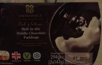 Mängden socker i Melt in the middle chocolate puddingd