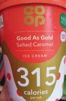 Mängden socker i Good as gold Salted Caramel Ice Cream