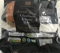 Mängden socker i 4 Sunflower & Honey Rolls