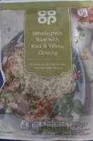 Mängden socker i Wholegrain rice with red and white quinoa