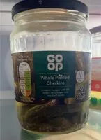 Mängden socker i Whole Pickled Gherkins