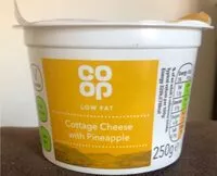 Mängden socker i Cottage Cheese with Pineapple
