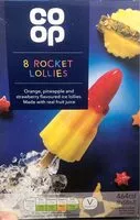 Mängden socker i 8 Rocket lollies