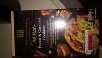 Mängden socker i Co-op All butter Pecan & Caramel cookies